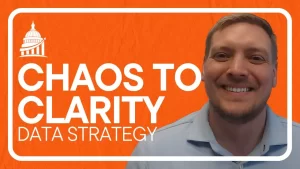 Data strategy feature image illustrating two common issues in business data initiatives.