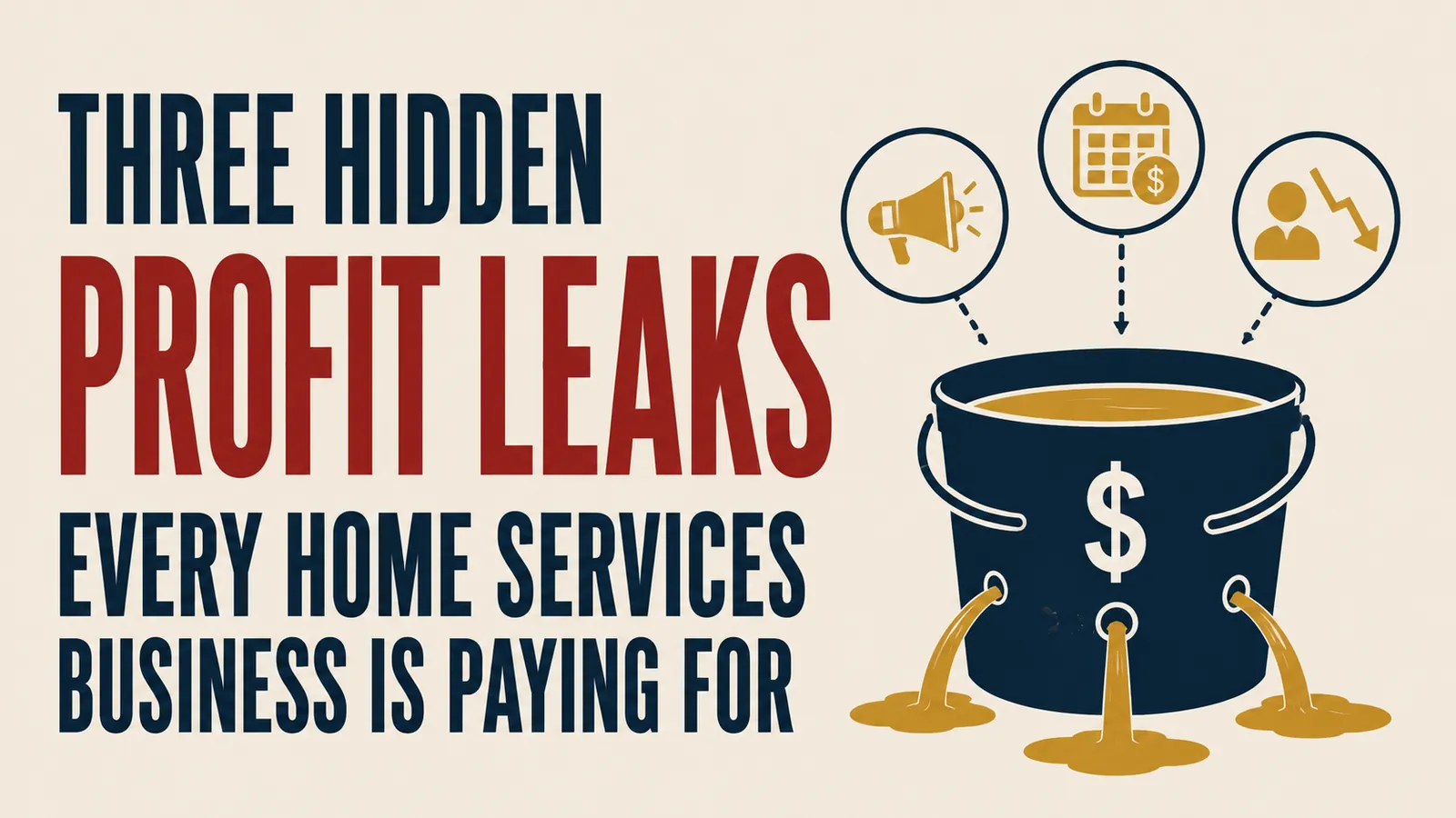 Read more about the article Three Hidden Profit Leaks Every Home Services Business Is Paying For