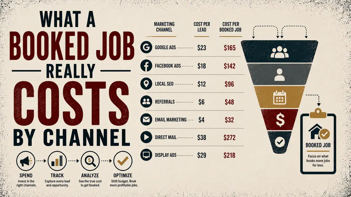 Read more about the article What a Booked Job Really Costs by Channel in Home Services